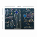 Tablou decorativ, 70100KANDINSKY026, Canvas, Lemn, Multicolor