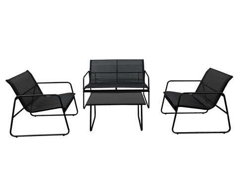 Set mobilier de gradina/terasa Xanti, Heinner, 4 piese, aluminiu/MDF Heineer