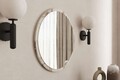 Oglinda decorativa, Siam, Ozze, 60x60x2.2 cm, Marmura