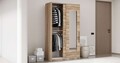 Dulap pentru haine, Adore, Elit Plus, Sonoma