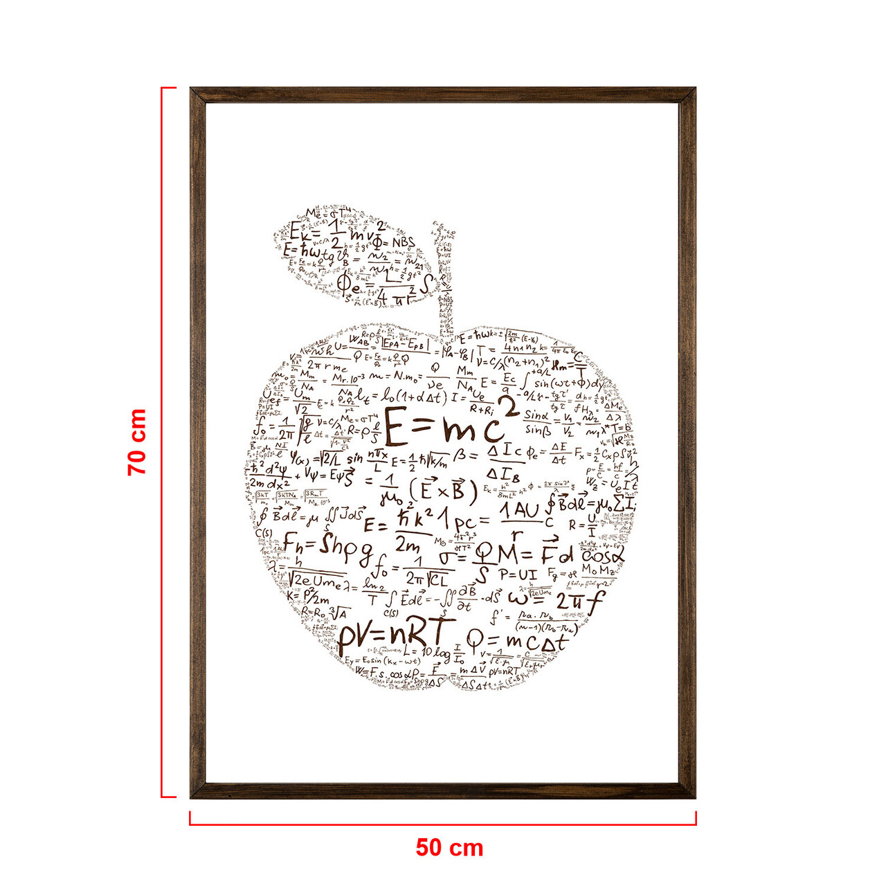 Tablou decorativ, TD053, Lemn, Desenat manual, Natural