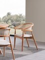 Set masă și scaune (4 piese), Fairfax, Vegas, Natural