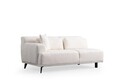 Coltar, Atelier del Sofa, 560ARE1245, Cadru: Lemn de fag/PAL, Alb