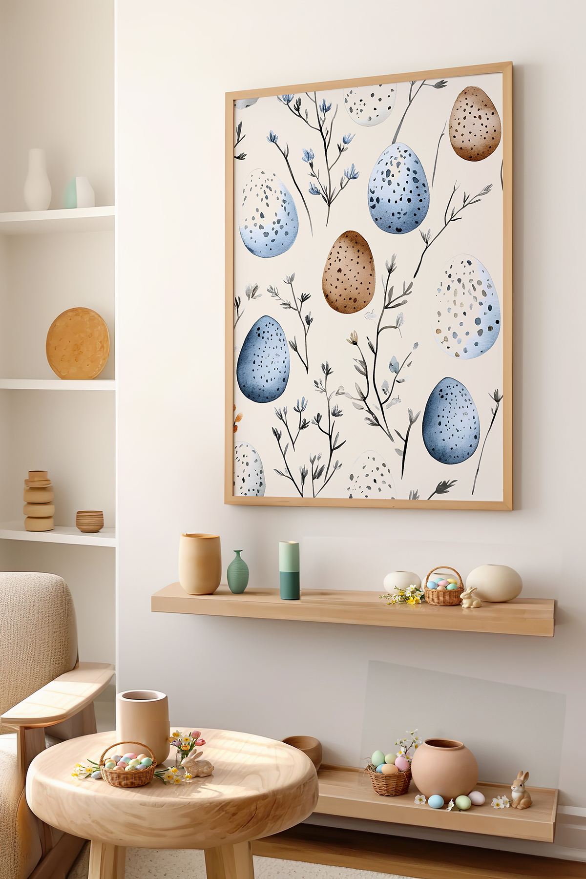 Tablou decorativ, Arteastermodel10-5070, MDF, Multicolor