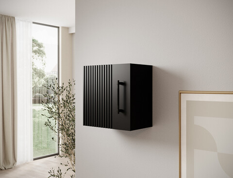 Dulap suspendat ELTAP, Raftt, 40x24x40 cm, PAL/MDF, negru