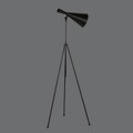 Lampadar, Luin, 534LUN3246, Metal, Negru