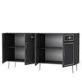Consola, Olivia, Belly KB150, Antracit / Argintiu