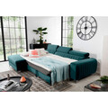 Coltar extensibil stanga 3 locuri ELTAP, LT-76MO, Grayson, 278x205x92 cm, lemn/poliester, verde