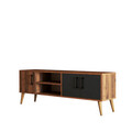 Comoda TV, Mezza, Exxen, 150x52x34 cm, Nuc / Antracit
