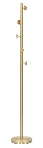 Cuier glamy, mauro ferretti, Ø 30x190 cm, fier, auriu