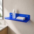Raft de perete acrilic, Hanah Home, Vivid, 30x10x4 cm, Albastru