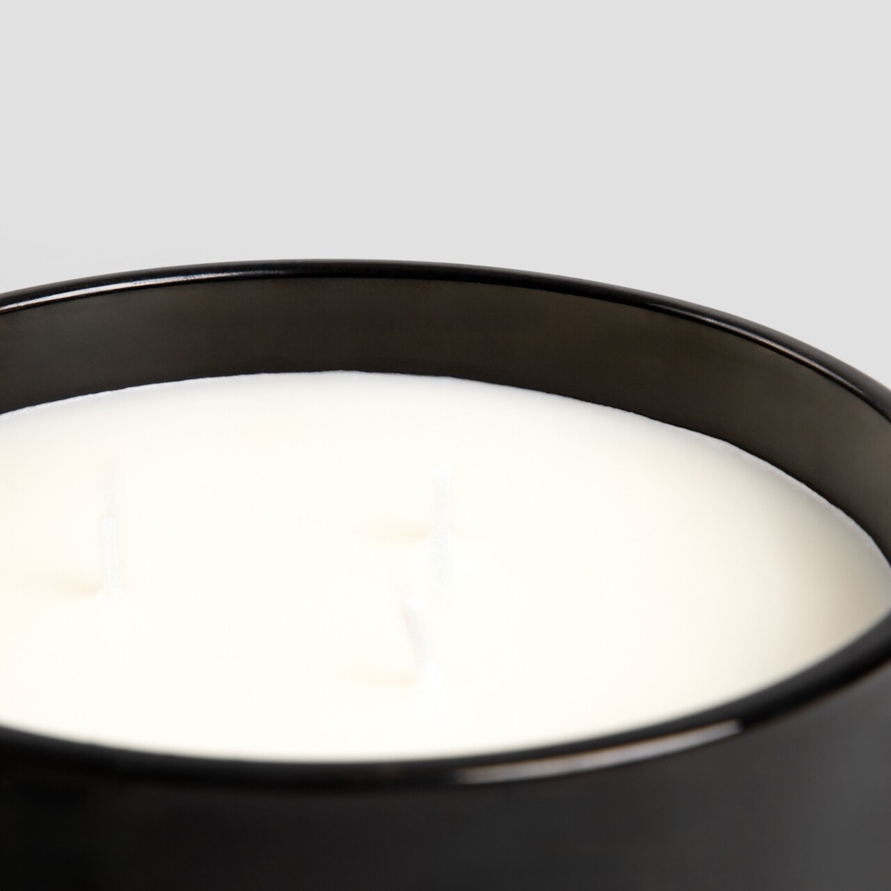 Lumanare parfumata Aura, Homla, 870 gr, ceara, negru