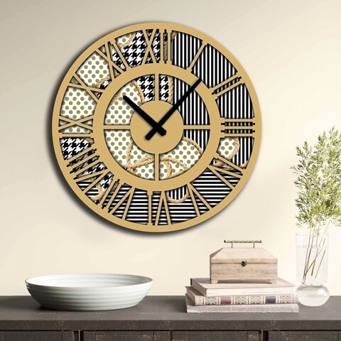 Ceas de perete, 5050ms-023, mdf, ø50 cm, multicolor