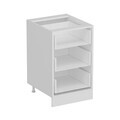 Dulap pentru bucatarie, Hanah Home, Minar, 50x87x58 cm, Alb