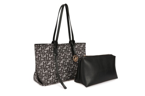 Geanta Beverly Hills Polo Club, 479, piele ecologica, negru