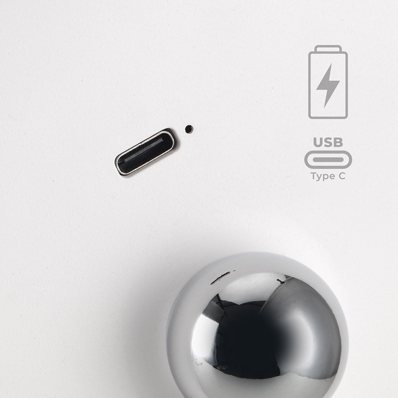Oglinda cosmetica cu LED-uri, Luigi Ferrero, FR-801 Round, 20 cm, rotire 360 grade, 2000mAh - view 6