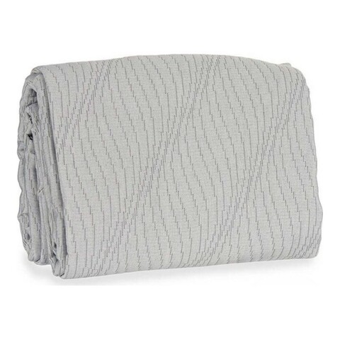Cuvertura de pat Waves Quilt, Gift Decor, 240 x 260 cm, amestec bumbac, gri 240 imagine 2022