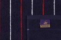 Set 2 prosoape de baie 407,  Beverly Hills Polo Club, 70x140 cm, bumbac, albastru inchis
