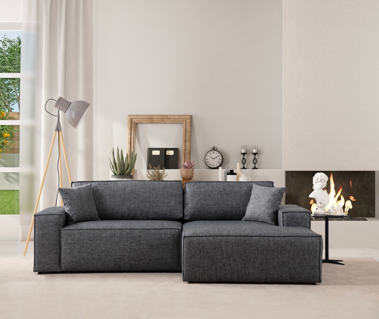 Coltar, Atelier del Sofa, 560ARE2217, Gri inchis