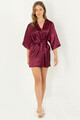 Halat de casa, 995MRE1170 - M/L, Miorre, Poliester, Rosu claret