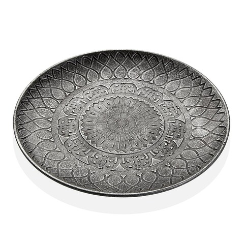 Platou decorativ / decoratiune pentru centrul mesei Vintage Mandala, Versa, 40 x 3 cm, MDF