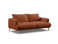 Canapea 2 locuri, Naomi, Micadoni Home, 170x95x75 cm, tesatura structurata, caramiziu