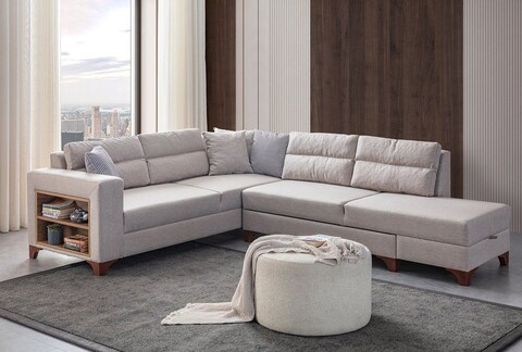 Coltar, Atelier del Sofa, 752EST1367, Frame: 70% HORNBEAM/30% MELAMINE COATED CHIPBOARD, Crem