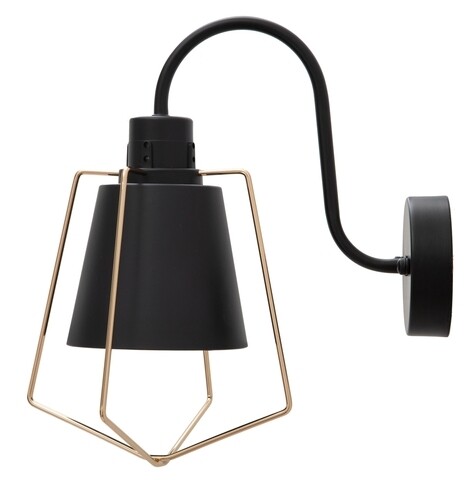 Aplica de perete elegant d, mauro ferretti, 28 x 28 cm, 1 x e27, 40w, fier