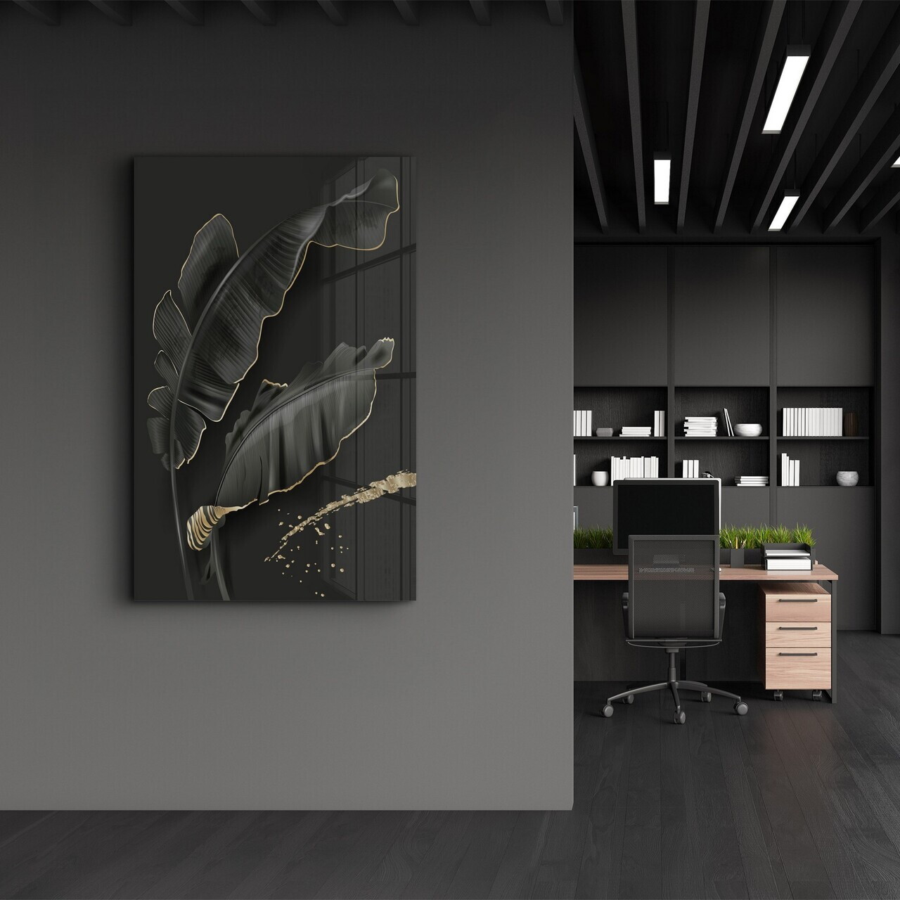 Tablou decorativ, CAM-4026, Dimensiuni: 70 x 110 cm, Multicolor — imaginea 2
