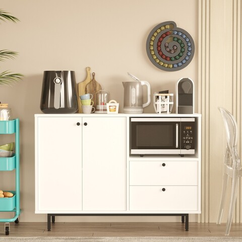 Dulap multifunctional, Locelso, RE2-W, Alb