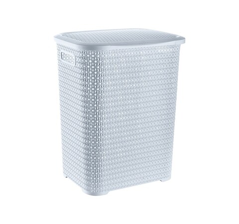 Cos de rufe, Heinner, 69 L, plastic, alb