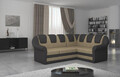 Coltar extensibil dreapta 3 locuri ELTAP, LII-037, Lord II, 243x195x112 cm, lemn/poliester, bej inchis/maro inchis