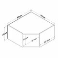 Dulap pentru haine, Hanah Home, BA282, 91x45x57.5 cm, Gresie