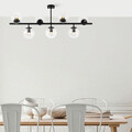 Lustra, Fulgor, 942FLG1218, Metal, Negru