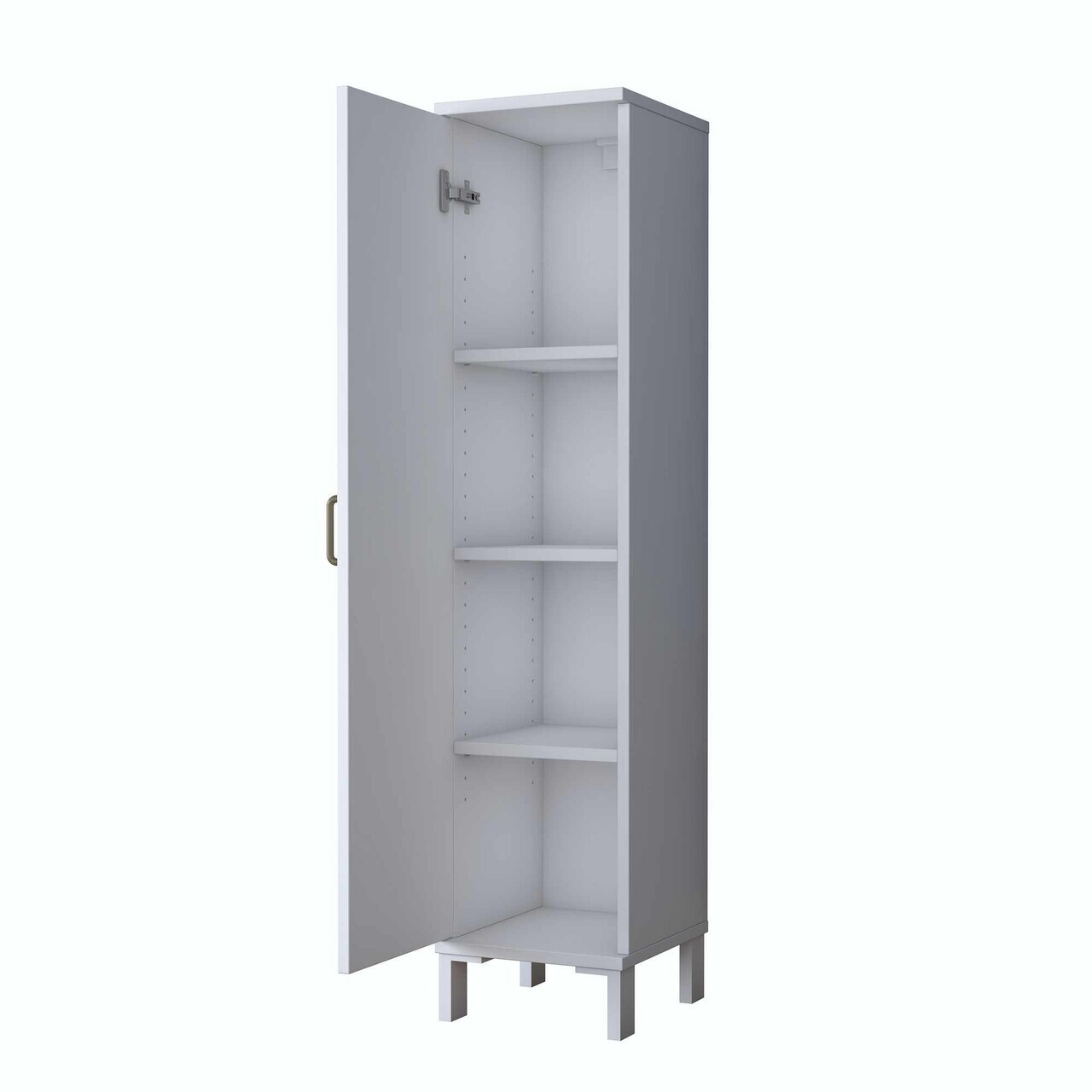 Dulap de baie, Hanah Home, KC110, 30x133.6x32.5 cm, Alb — imaginea 7