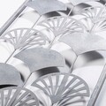 Decoratiune de perete, Fan 3, Metal, Dimensiune: 32 x 90 cm, Multicolor