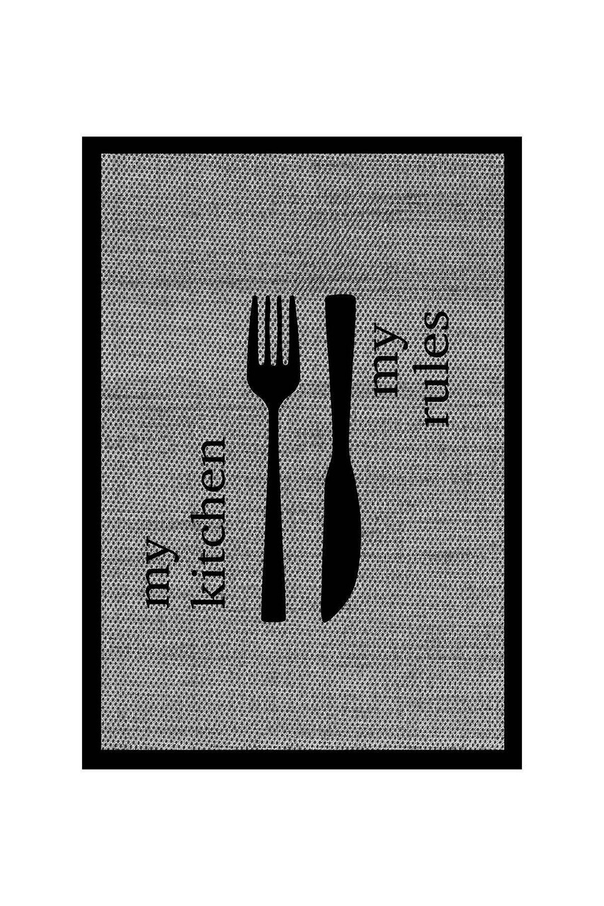 Covor, CLR-5034GRİ-35, 100x250 cm, Poliester, Gri — imaginea 2