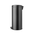 Cos de gunoi cu pedala, Brabantia, NewIcon, 30 L, 38x29.3x67.9 cm, otel, gri inchis