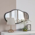 Oglinda decorativa, Siam, Couldy, 45x85x2.2 cm, MDF , Transparent