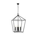 Lustra, Till - 13251, Fulgor, 50 x 71 x 123 cm, 4 x E14, 40W, negru
