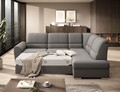 Coltar extensibil dreapta 3 locuri ELTAP, RT-04LO, Siber, 270x186x93 cm, lemn/poliester, gri