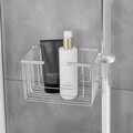 Etajera pentru baie Valognes, Wenko, 20x13x12 cm, inox, argintiu