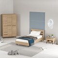 Set dormitor pentru copii, Locelso, ON23-S, Stejar
