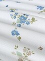 Set cuvertura pique dubla, Bellus - Blue, Cotton Box, Bumbac
