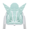 Perna universala copii Baby Pad, Angel Wings, 60x63x5 cm, Bumbac, Verde menta