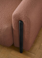 Canapea extensibila 3 locuri, ELTAP, SO-ARC-BL-30JAF, Arcadova, 244x97x97 cm, lemn/poliester, maro/negru