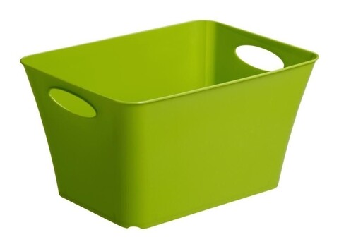 Cos depozitare Living, Rotho, 11 L, plastic, verde