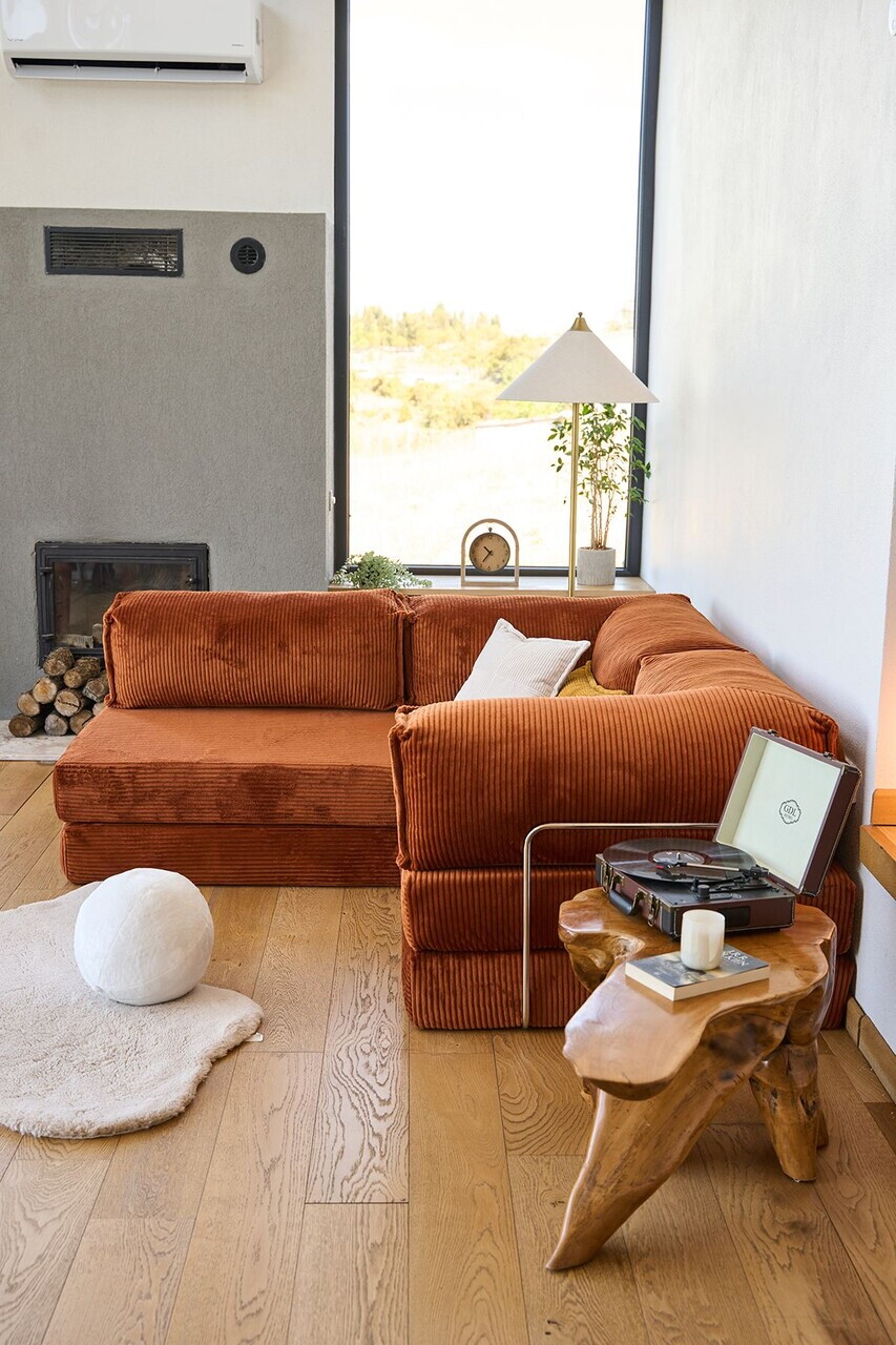 Coltar, Atelier del Sofa, 118FVL1401, Tesatura plus reiata, Caramiziu - view 7