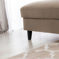 Coltar extensibil stanga 4 locuri ELTAP, Foble, 267x196x100 cm, lemn/poliester, maro deschis