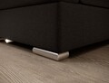 Coltar extensibil dreapta 3 locuri ELTAP, RT-22FL, Siber, 270x186x93 cm, lemn/poliester, maro inchis
